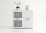 Biała komoda 90 cm Trend 2 przodem