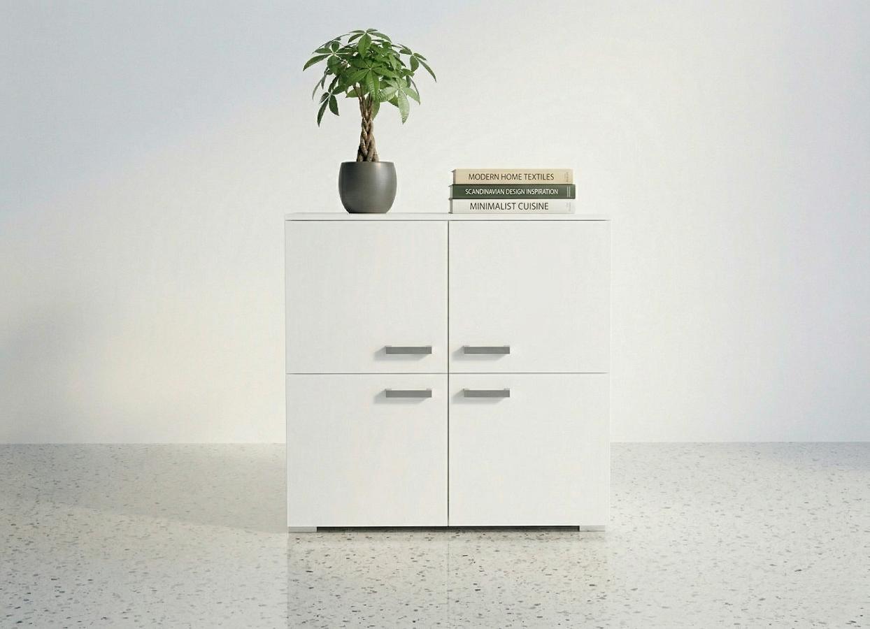 biała komoda 90 cm Trend 1 przodem