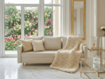 Frontalne ujęcie luksusowa aranżacja -Sofa 3 Osobowa Rozkładana SPRING