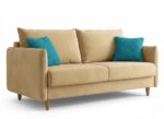 Sofa Rozkładana Karo 225 cm białe tło