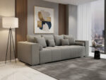 4-Osobowa Kanapa 265 CM Sofa Rozkładana Wolnostojąca Na Sprężynach Bonellowych + Wybór Kolorów - TILIA