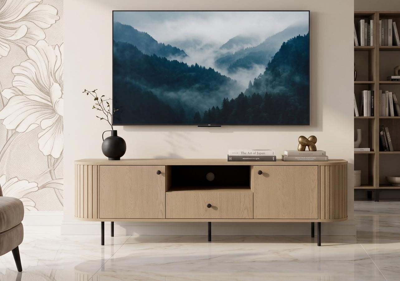 komoda-rtv-180-cm-sofia-06-ovalio-dab-cremona Komoda RTV Ryflowana 180 cm Sofia 06 dąb cremona Ovalio meble-projekt