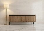 Komoda RTV 140 cm Rocco 05 Osaka dąb evoke