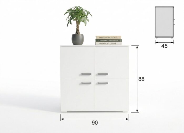 Komoda Trend 1 wymiary 90x88x45 cm