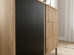 Komoda Z Lamelami Arras 05 100x80 cm detale