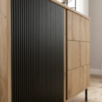 Komoda Z Lamelami Arras 05 100x80 cm detale