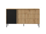 Komoda Z Lamelami Arras 03 145x80 cm białe tło