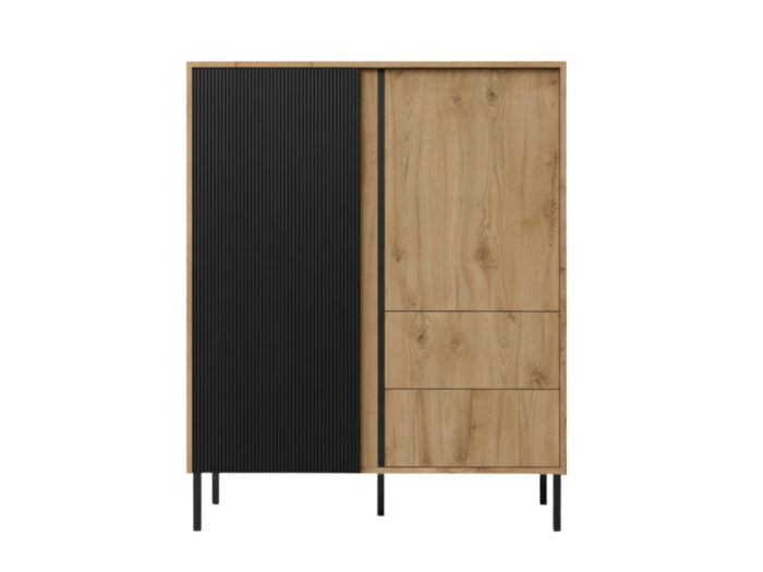 Komoda Z Lamelami Arras 01 100x122 cm