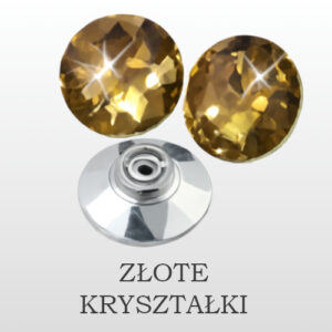 WYKOŃCZENIE ZŁOTYMI KRYSZTAŁKAMI