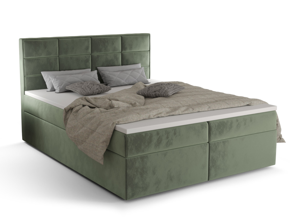 lozko-kontynentalne-komfortowe-z-materacem-2-pojemniki-tapicerowane-boxspring-ZOYA-real-photo-brw-magic-2243 Łóżko Hotelowe 180x200 Wygodne Kontynentalne + Panele Na Oparciu + 2 Pojemniki Na Pościel + 2 Materace Bonell - Wybór Kolorów - ZOYA