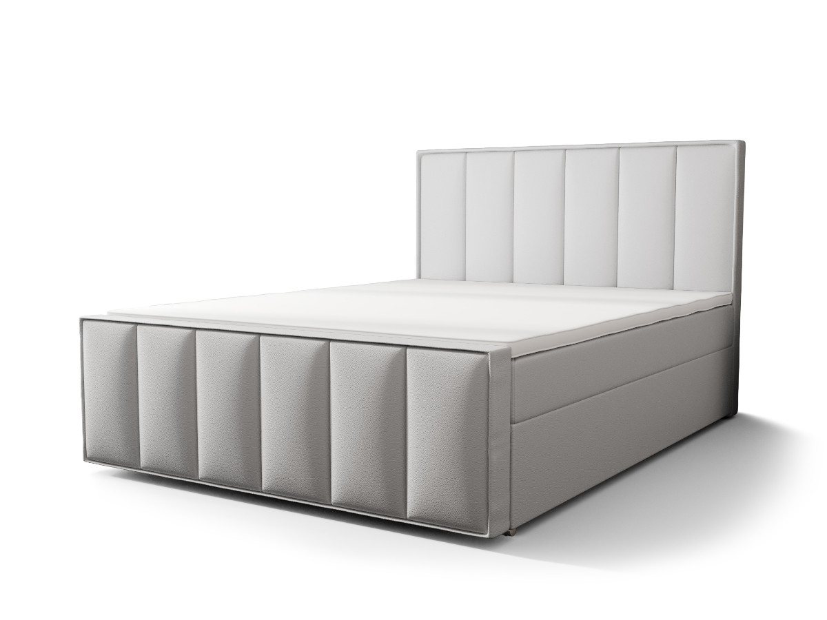 lozko-tapicerowane-kontynentalne-boxspring-2-oparcia-materac-bonel-pocket-pojemniki-na-posciel-SOLO-5 Łóżko Z Materacem 140x200 Kontynentalne + Pojemniki Na Pościel + 2 Materace Bonell + 2 Oparcia - Wybór Kolorów - SOLO