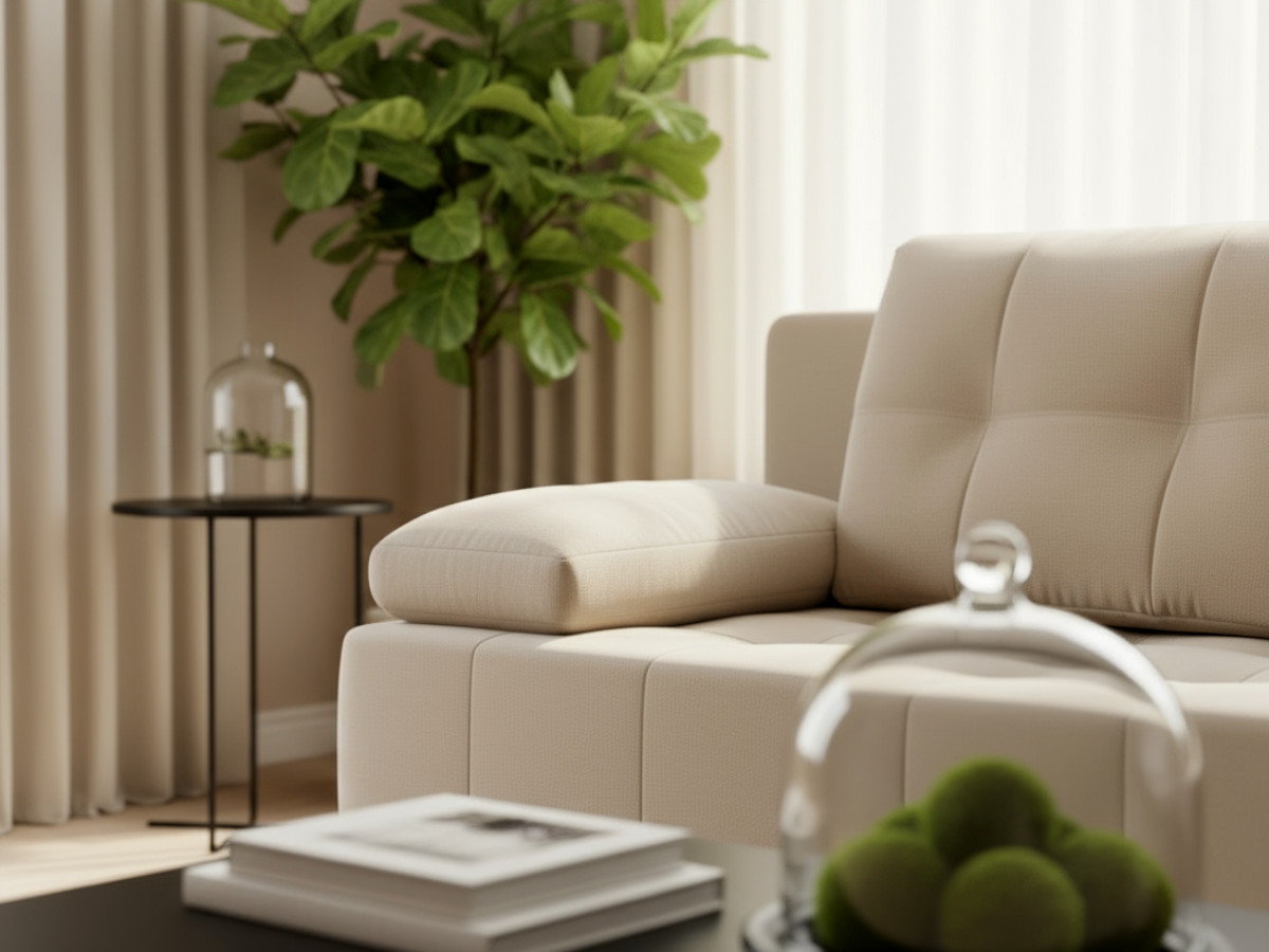 Kanapa Rozkładana 202 CM 3-Osobowa Sofa Młodzieżowa Bez Boków Wolnostojąca Na Sprężynach Bonellowych + Wybór Kolorów - VIKKA