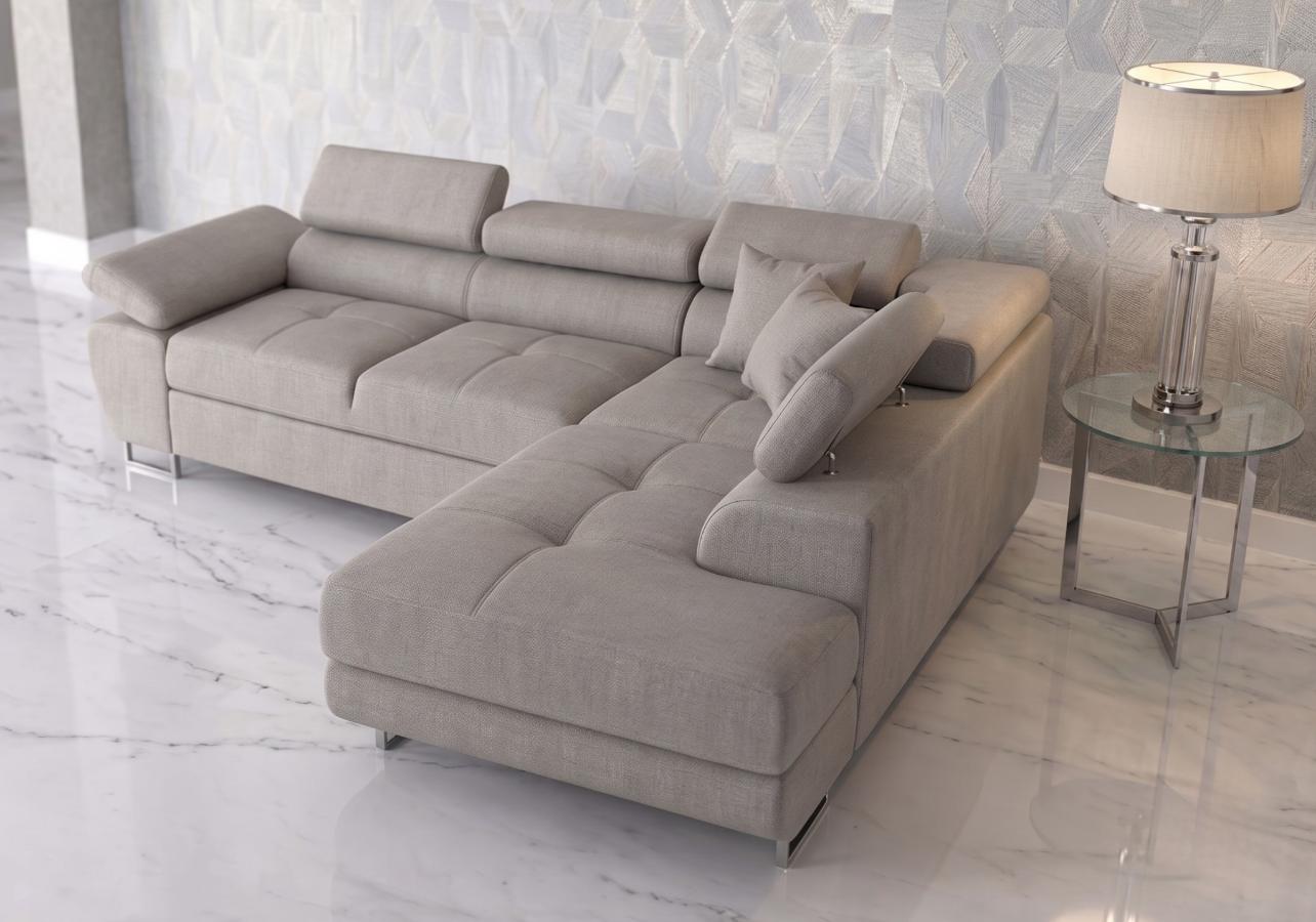 naroznik-szary-do-salonu-vasto-272x200-cm-z-funkcja-spania Narożnik Rozkładany Vasto 272x200 cm z funkcją spania