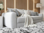 Duża Kanapa 300 CM Sofa 4 Osobowa Wolnostojąca Na Sprężynach Bonellowych + Wybór Kolorów - ATENA