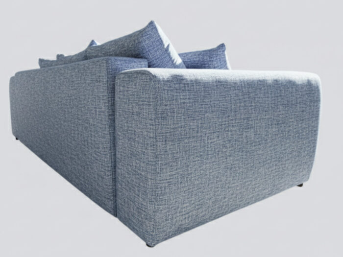 Duża Kanapa Rozkładana 265 CM Sofa 4 Osobowa Wolnostojąca Na Sprężynach Bonellowych + Wybór Kolorów - ATENA
