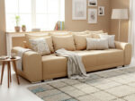 Duża Kanapa 265 CM Sofa 3 Osobowa Wolnostojąca Na Sprężynach Bonellowych + Wybór Kolorów - ATENA