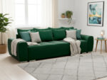 Duża Kanapa 265 CM Sofa 3 Osobowa Wolnostojąca Na Sprężynach Bonellowych + Wybór Kolorów - ATENA