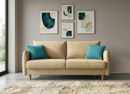 Sofa Rozkładana Karo 225 cm kadr przodem