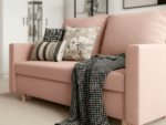 Dwuosobowa Sofa 155 CM Mała Kanapa Rozkładana Z Pojemnikiem + Sprężyny Bonell Pianka T30 + Wybór Kolorów DALLAS