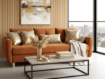 Sofa Rozkładana 3 Osobowa 242x90 CM Kanapa Z Funkcją Spania Pojemnikiem + Wysokie Nóżki + Wybór Kolorów PRESTON
