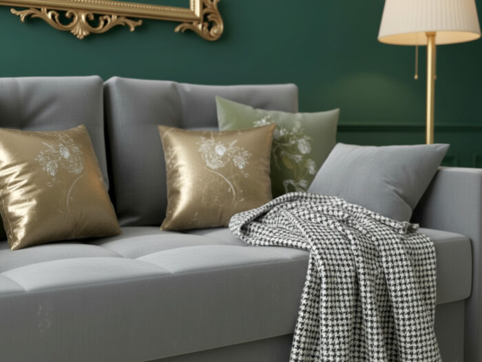 Dwuosobowa Kanapa 155 CM Mała Sofa Rozkładana Z Pojemnikiem + Sprężyny Bonell Pianka T30 + Wybór Kolorów TEMPE
