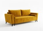 Sofa Z Funkcją Spania Cortina 235 cm na białym tle
