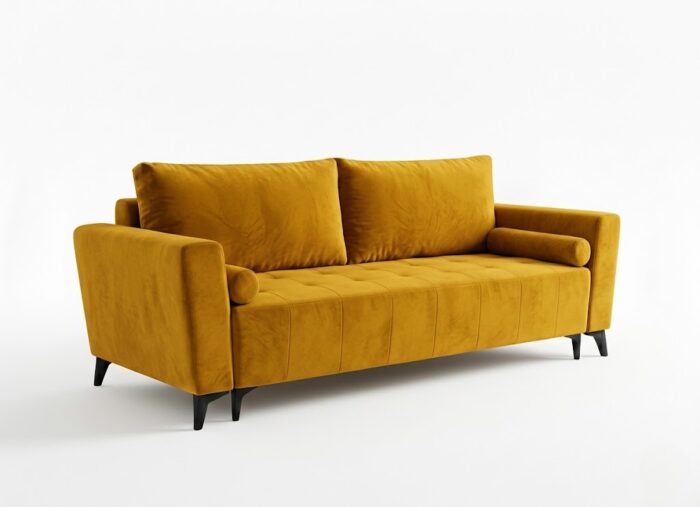 Sofa Z Funkcją Spania Cortina 235 cm na białym tle