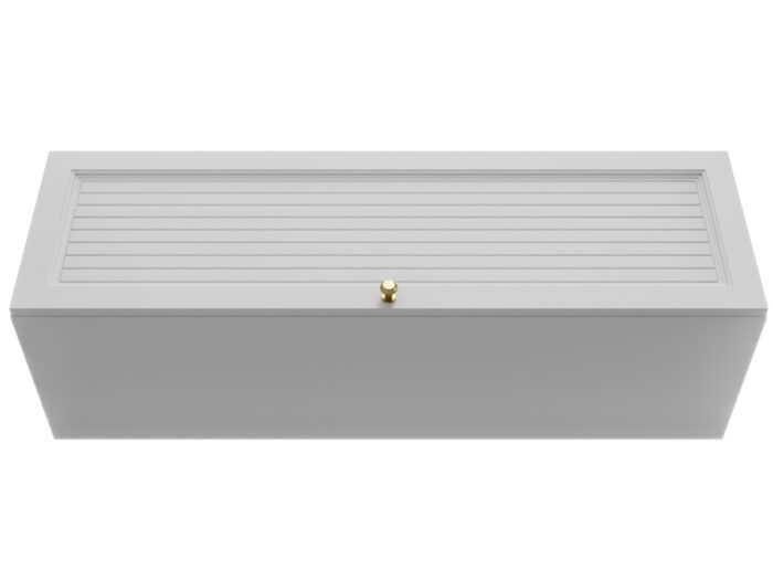 Szafka Modułowa Biała 115 CM - Stwórz Własny Zestaw Mebli - Frezowane Malowane Fronty MDF - SN5