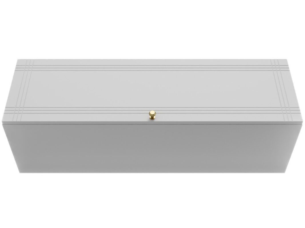 Szafka Modułowa Biała 115 CM - Stwórz Własny Zestaw Mebli - Frezowane Malowane Fronty MDF - SN5