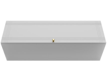 Szafka Modułowa Biała 115 CM - Stwórz Własny Zestaw Mebli - Frezowane Malowane Fronty MDF - SN5