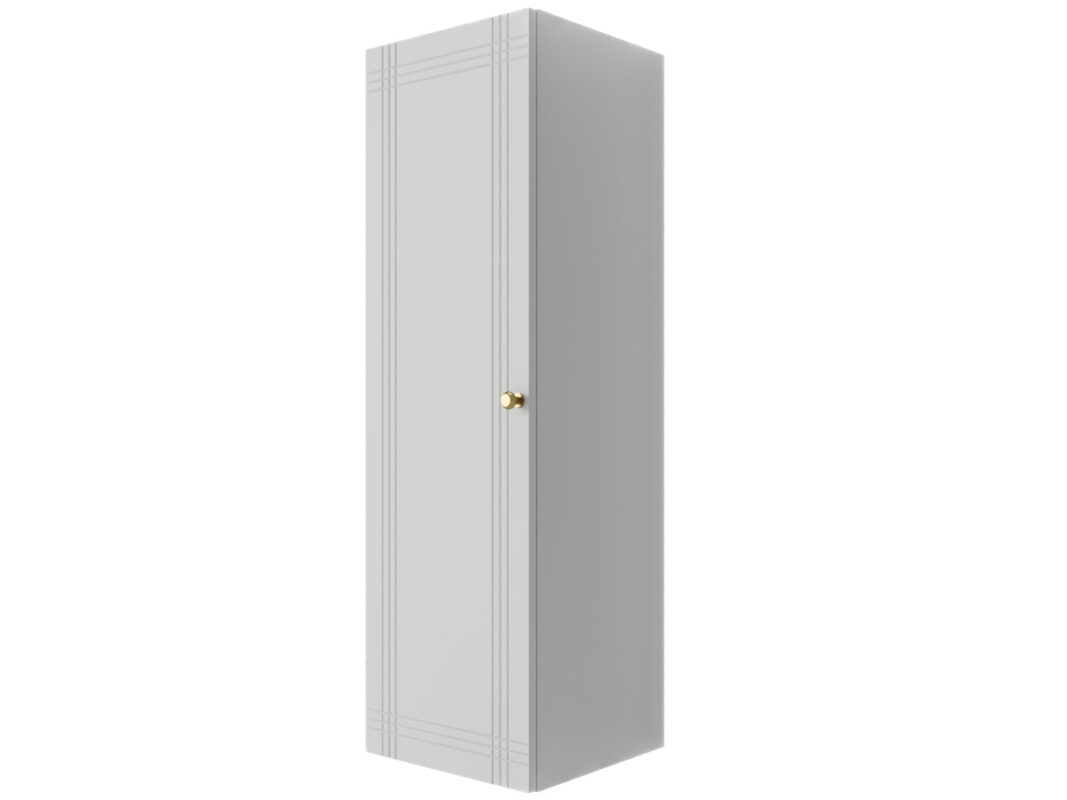 Szafka Modułowa Biała 115 CM - Stwórz Własny Zestaw Mebli - Frezowane Malowane Fronty MDF - SN5