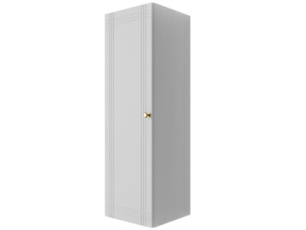 Szafka Modułowa Biała 115 CM - Stwórz Własny Zestaw Mebli - Frezowane Malowane Fronty MDF - SN5