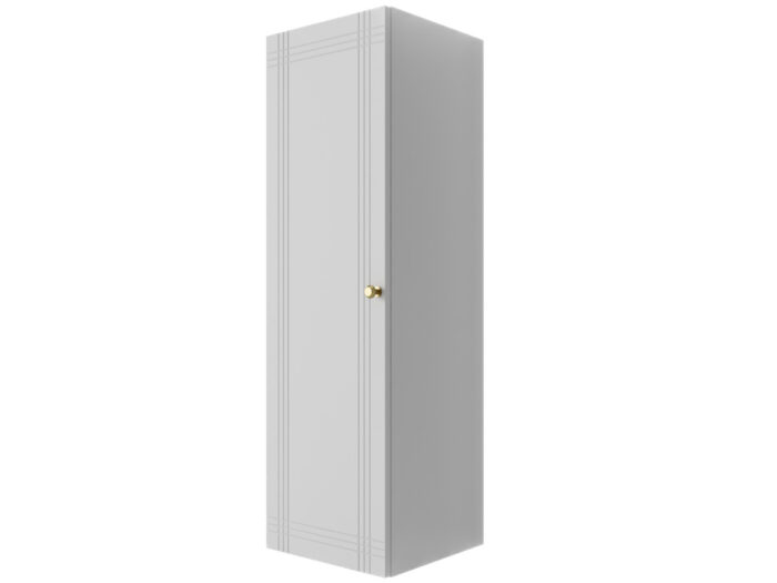 Szafka Modułowa Biała 115 CM - Stwórz Własny Zestaw Mebli - Frezowane Malowane Fronty MDF - SN5