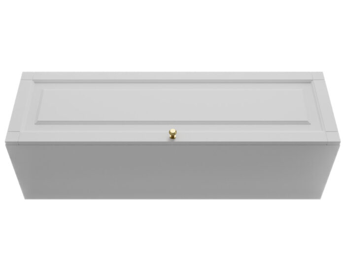 Szafka Modułowa Biała 115 CM - Stwórz Własny Zestaw Mebli - Frezowane Malowane Fronty MDF - SN5