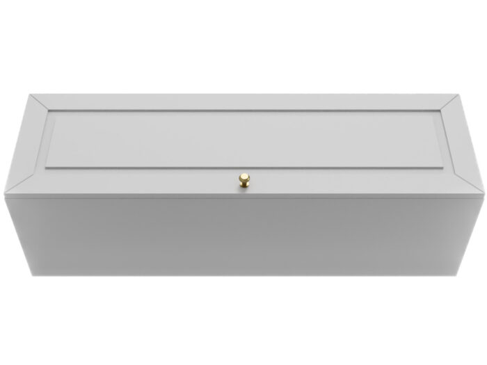Szafka Modułowa Biała 115 CM - Stwórz Własny Zestaw Mebli - Frezowane Malowane Fronty MDF - SN5