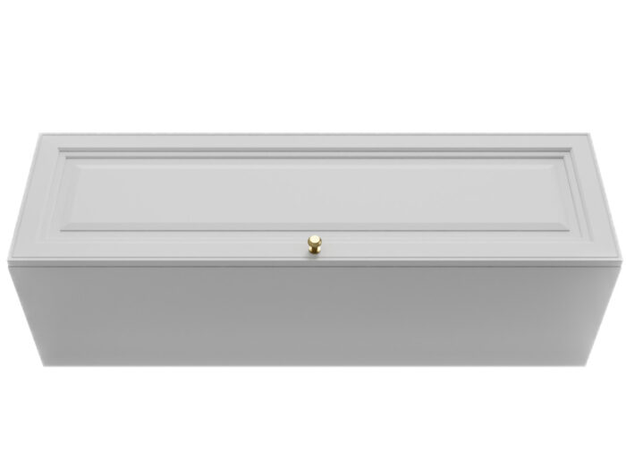 Szafka Modułowa Biała 115 CM - Stwórz Własny Zestaw Mebli - Frezowane Malowane Fronty MDF - SN5