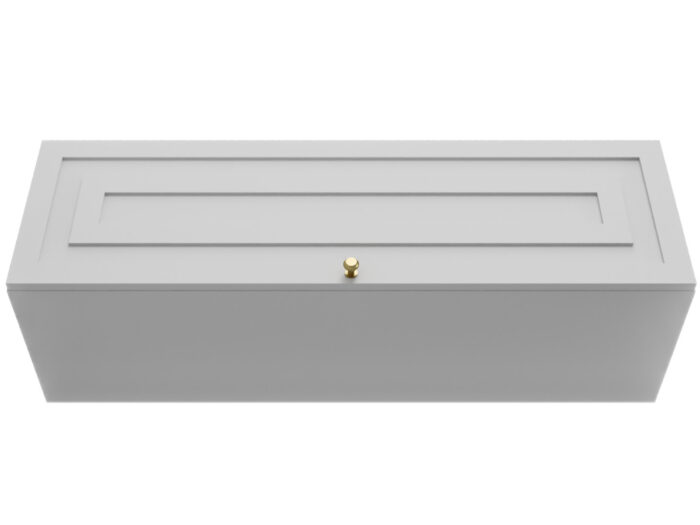 Szafka Modułowa Biała 115 CM - Stwórz Własny Zestaw Mebli - Frezowane Malowane Fronty MDF - SN5