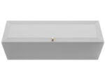 Szafka Modułowa Biała 115 CM - Stwórz Własny Zestaw Mebli - Frezowane Malowane Fronty MDF - SN5