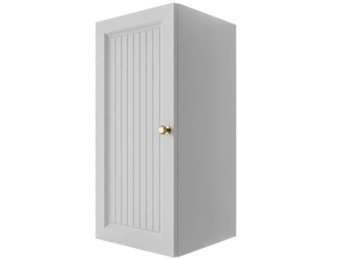 Szafka Modułowa Biała 75 CM - Stwórz Własny Zestaw Mebli - Frezowane Malowane Fronty MDF - SN3