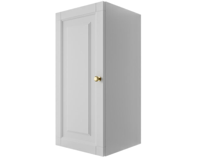 Szafka Modułowa Biała 75 CM - Stwórz Własny Zestaw Mebli - Frezowane Malowane Fronty MDF - SN3