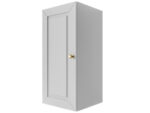 Szafka Modułowa Biała 75 CM - Stwórz Własny Zestaw Mebli - Frezowane Malowane Fronty MDF - SN3