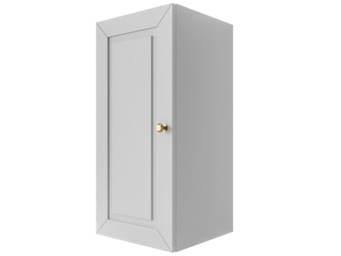 Szafka Modułowa Biała 75 CM - Stwórz Własny Zestaw Mebli - Frezowane Malowane Fronty MDF - SN3