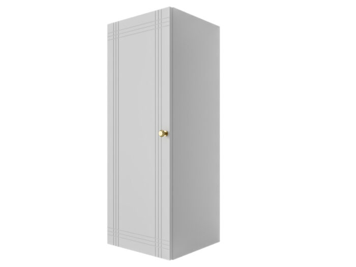 Szafka Modułowa Biała 95 CM - Stwórz Własny Zestaw Mebli - Frezowane Malowane Fronty MDF - SN4