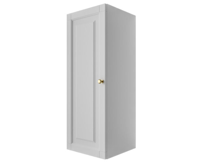 Szafka Modułowa Biała 95 CM - Stwórz Własny Zestaw Mebli - Frezowane Malowane Fronty MDF - SN4