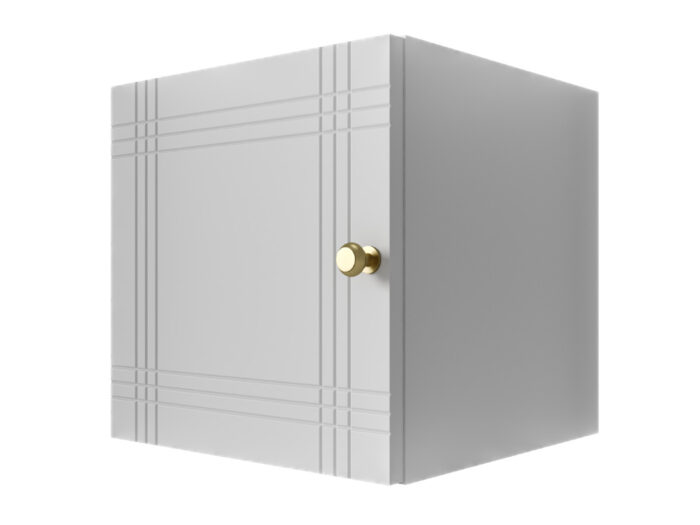 Szafka Modułowa Biała 35 CM - Stwórz Własny Zestaw Mebli - Frezowane Malowane Fronty MDF - SN1