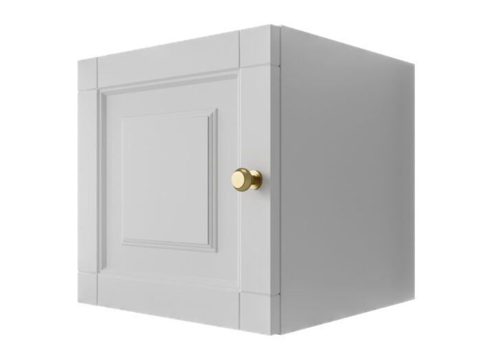Szafka Modułowa Biała 35 CM - Stwórz Własny Zestaw Mebli - Frezowane Malowane Fronty MDF - SN1