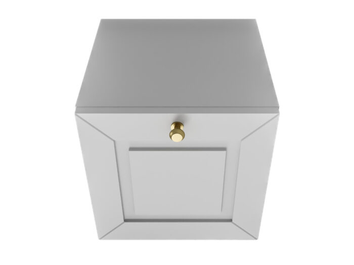 Szafka Modułowa Biała 35 CM - Stwórz Własny Zestaw Mebli - Frezowane Malowane Fronty MDF - SN1