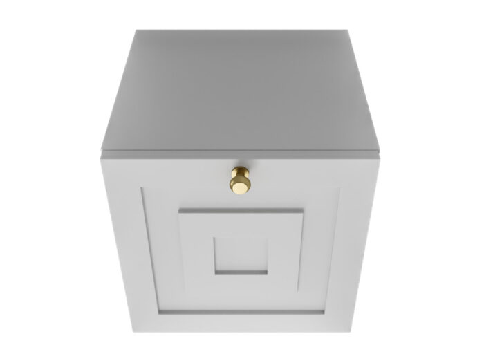 Szafka Modułowa Biała 35 CM - Stwórz Własny Zestaw Mebli - Frezowane Malowane Fronty MDF - SN1