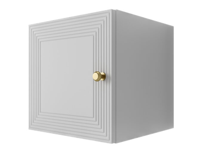 Szafka Modułowa Biała 35 CM - Stwórz Własny Zestaw Mebli - Frezowane Malowane Fronty MDF - SN1