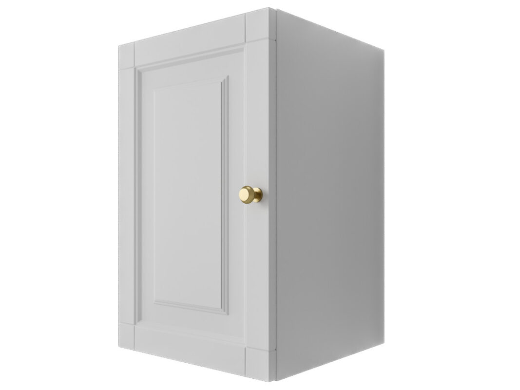 Szafka Modułowa Biała 55 CM - Stwórz Własny Zestaw Mebli - Frezowane Malowane Fronty MDF - SN2